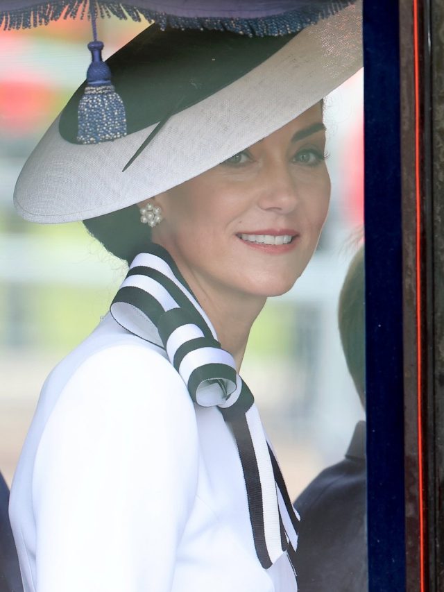 Kate Middleton appears at Trooping the Colour on Buckingham Palace balcony amid cancer treatment.