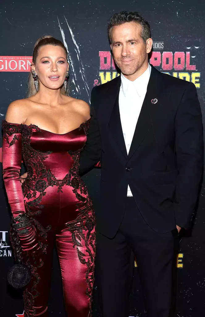 Blake Lively and Ryan Reynolds on July 22, 2024 in New York City. (PHOTO: VIA PEOPLE, DIMITRIOS KAMBOURIS/GETTY)