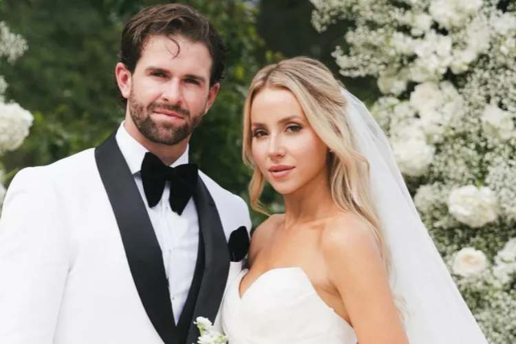 Jed Wyatt and Ellen Decker at their wedding on Saturday, July 20, in Chattanooga, Tennessee. (PHOTO: VIA PEOPLE, JACK HENRY PHOTOGRAPHY)