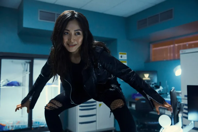 Karen Fukuhara as Kimiko on 'The Boys'. (PHOTO: VIA PEOPLE, COURTESY OF AMAZON STUDIOS)