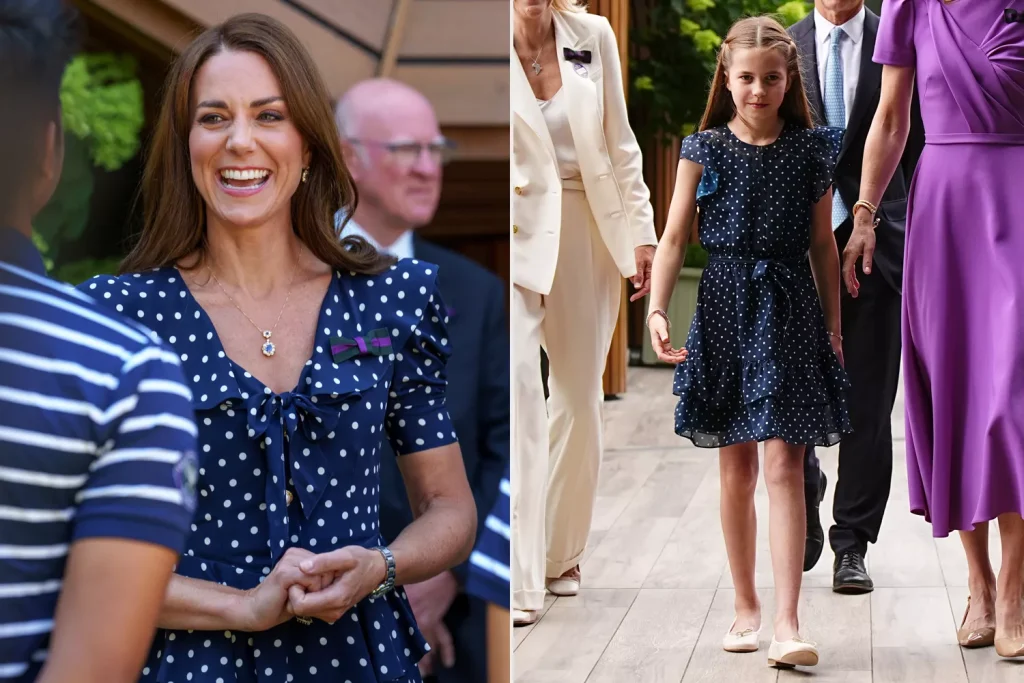 Kate Middleton and Princess Charlotte. (PHOTO: VIA PEOPLE, ANDREW BAKER/AELTC - POOL/GETTY; AARON CHOWN - WPA POOL/GETTY)