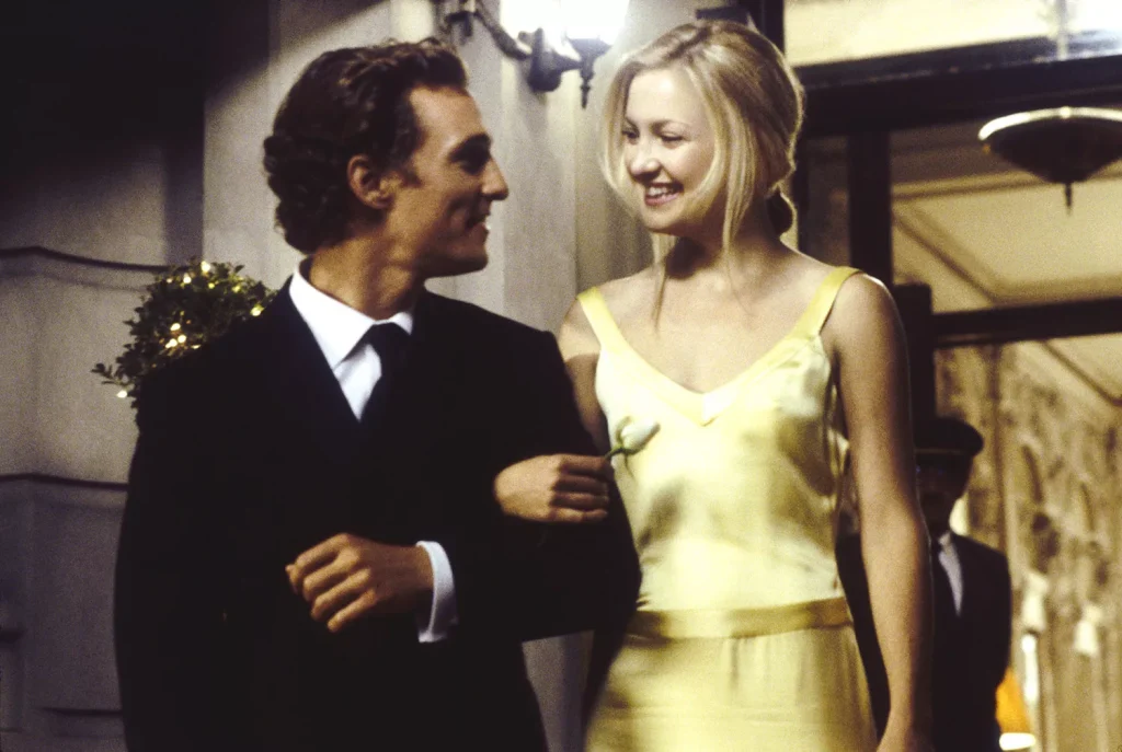 Matthew McConaughey and Kate Hudson in 'How to Lose a Guy in 10 Days'. (PHOTO: VIA PEOPLE, COURTESY EVERETTE COLLECTION)