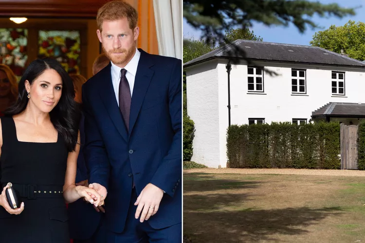 Meghan Markle and Prince Harry; Frogmore Cottage. (PHOTO: VIA PEOPLE, POOL/SAMIR HUSSEIN/WIREIMAGE; SHUTTERSTOCK)