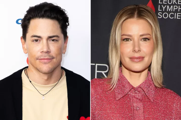 Tom Sandoval and Ariana Madix. (PHOTO: VIA PEOPLE, ELYSE JANKOWSKI/GETTY; PAUL ARCHULETA/GETTY)