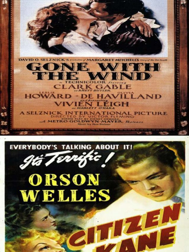 Gone with the Wind and Citizen Kane (PHOTO: VIA WIKIPEDIA)