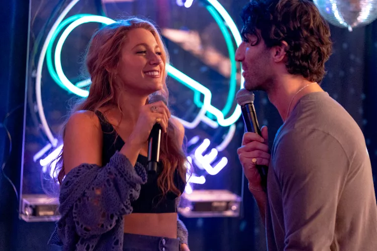 Blake Lively and Justin Baldoni in It Ends with Us. (PHOTO: VIA PEOPLE, NICOLE RIVELLI)