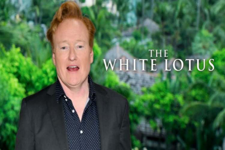 Conan O'Brien The White Lotus. (PHOTO: VIA DEADLINE, MICHAEL BUCKNER/GETTY IMAGES / HBO)