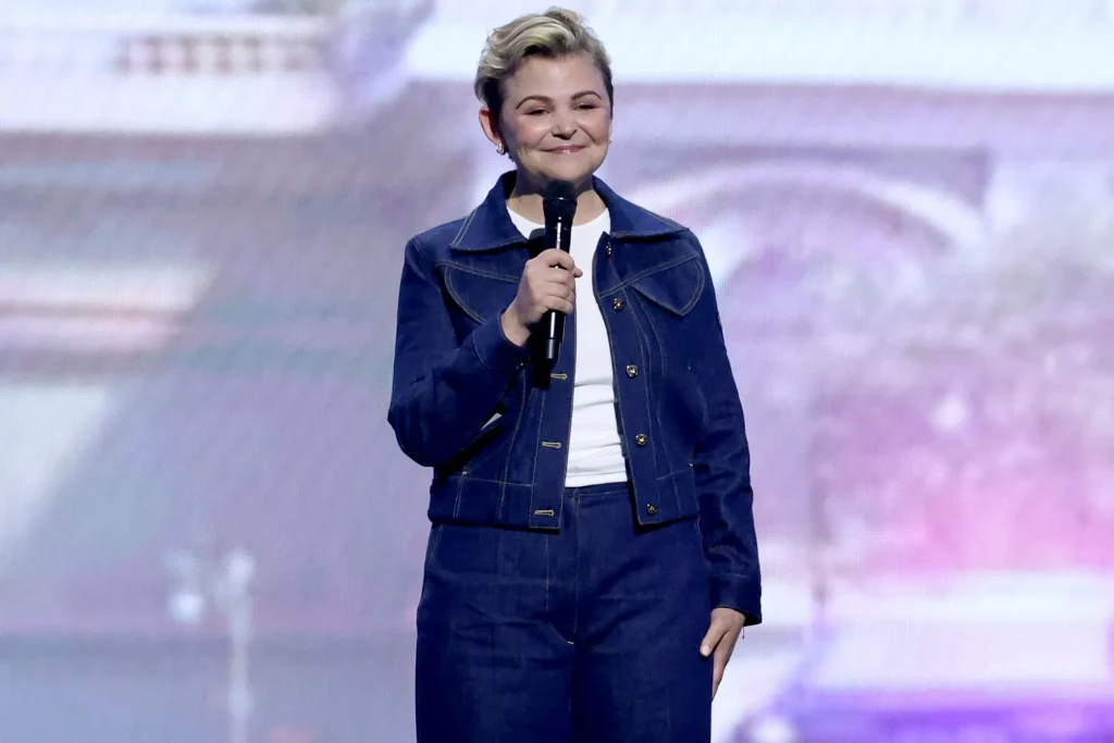 Ginnifer Goodwin at D23. (PHOTO: VIA PEOPLE, Jesse Grant/Getty)