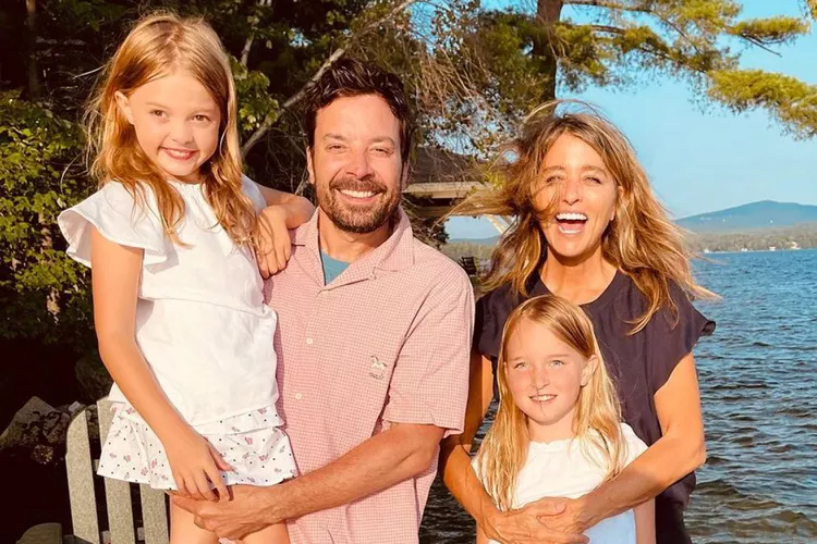 Jimmy Fallon and his family. (PHOTO: INSTAGRAM/JIMMY FALLON)