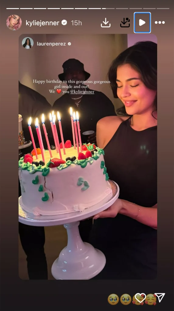 Kylie Jenner celebrates her 27th birthday. (PHOTO: Kylie-Jenner-Instagram-081124)