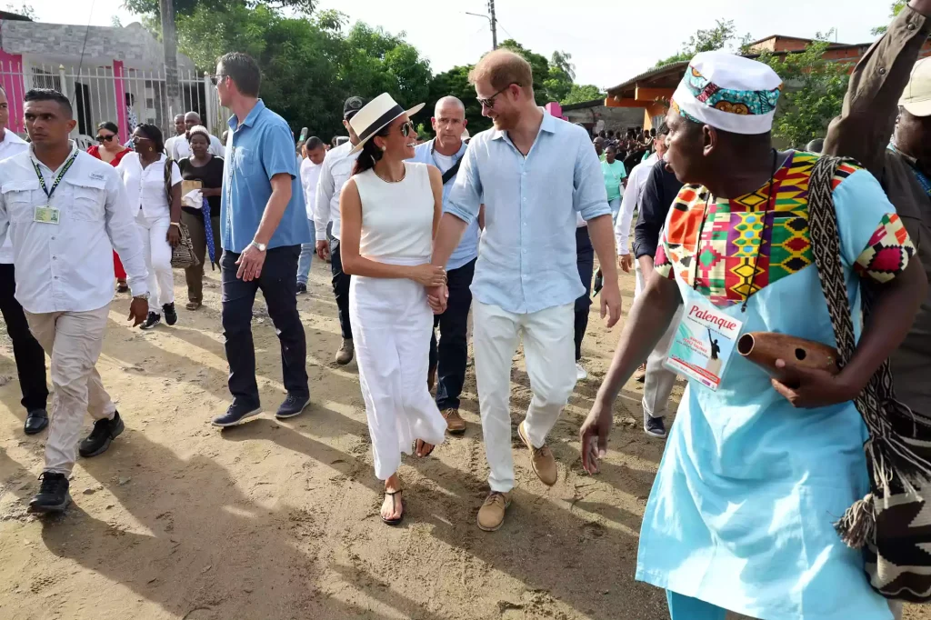 Meghan Markle and Prince Harry visit Colombia on Aug. 17, 2024. (PHOTO: VIA PEOPLE, Eric Charbonneau/Archewell Foundation via Getty)