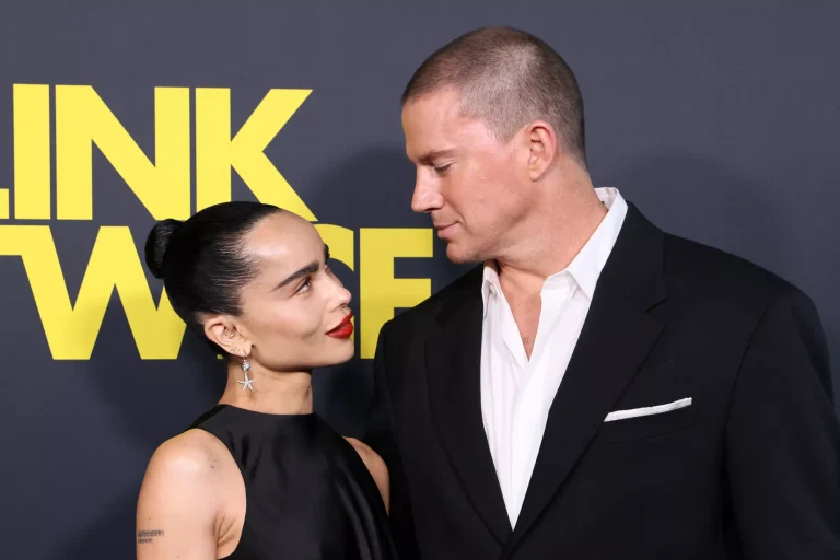 Zoë Kravitz and Channing Tatum on August 8, 2024 in Los Angeles, California. (PHOTO: VIA PEOPLE, Rodin Eckenroth/Getty)