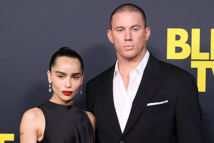 Zoë Kravitz and Channing Tatum on August 8, 2024 in Los Angeles, California. (PHOTO: VIA PEOPLE, Rodin Eckenroth/Getty)