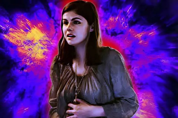 Alexandria Daddario as Rowan Fielding in Mayfair Witches.