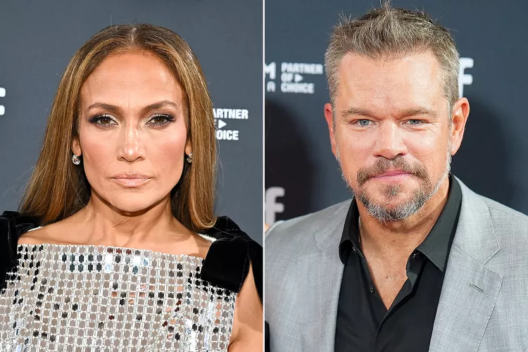 Jennifer Lopez and Matt Damon. (PHOTO: VIA PEOPLE, Michael Buckner/Variety via Getty; Mert Alper Dervis/Anadolu via Getty)