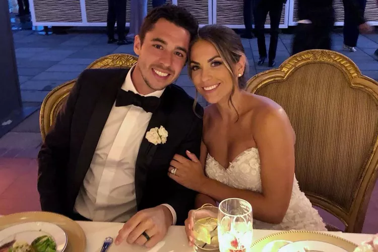 Johnny Gaudreau and wife Meredith Gaudreau. (PHOTO: Johnny Gaudreau/Instagram)