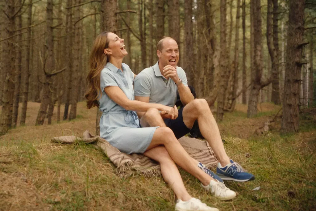 Kate Middleton, the Princess of Wales and Prince William appear in an emotional video message on Sept. 9, 2024. (PHOTO: VIA PEOPLE, Will Warr)