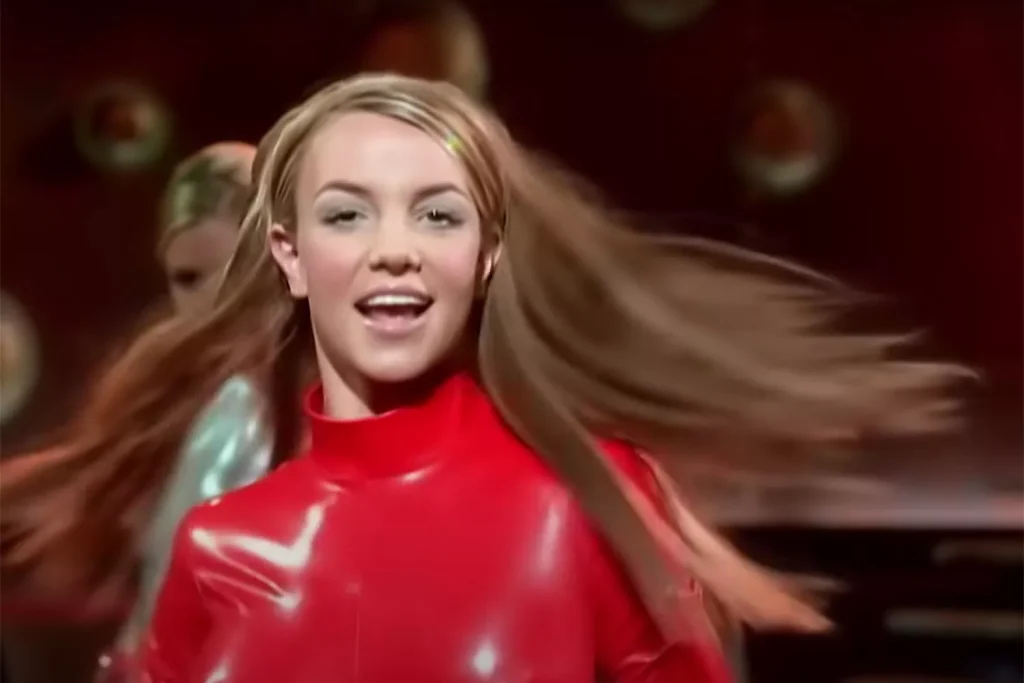 Britney Spears in the "Oops...I Did It Again!" music video in 2000.