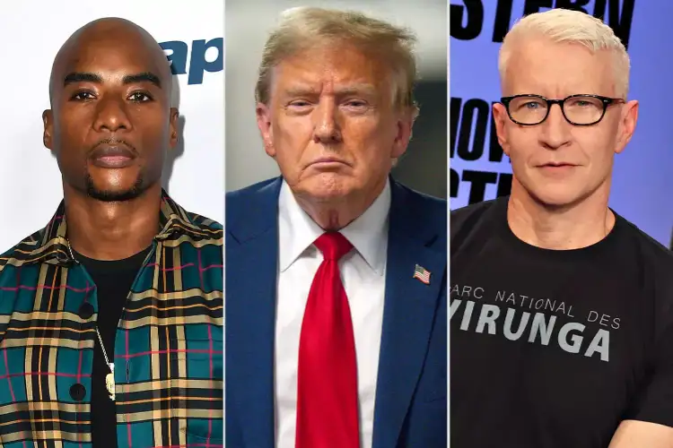 Charlamagne tha God; Donald Trump; Anderson Cooper.