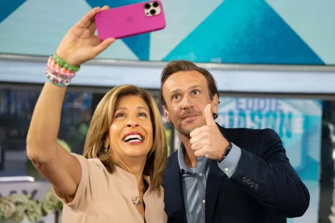 Hoda Kotb and Jason Segel.