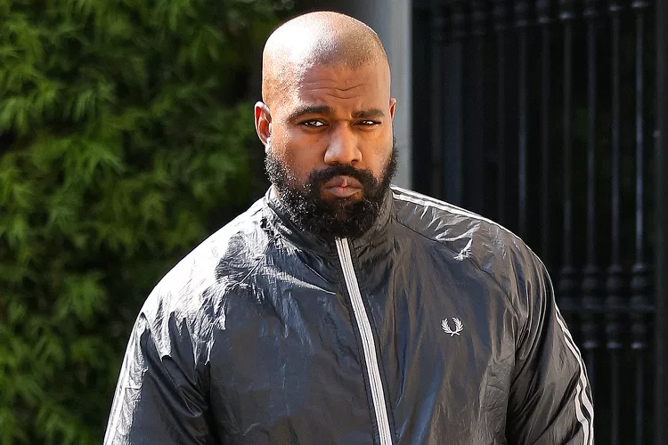 Kanye West is seen inlos angeles.