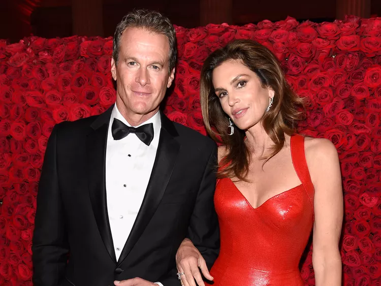 Rande Gerber and Cindy Crawford attend the 2018 Met Gala.