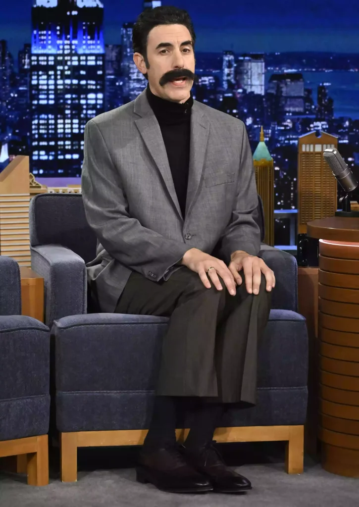 Sacha Baron Cohen as Borat on 'The Tonight Show'. (Photo: Todd Owyoung/NBC via Getty)