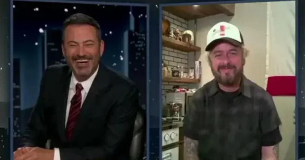Jimmy Kimmel and Billie Joe Armstrong