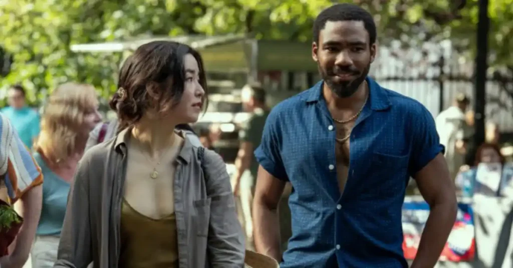 Maya Erskine, Donald Glover in 'Mr. & Mrs' Smith'