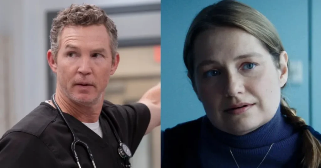 Shawn Hatosy and Merritt Wever.