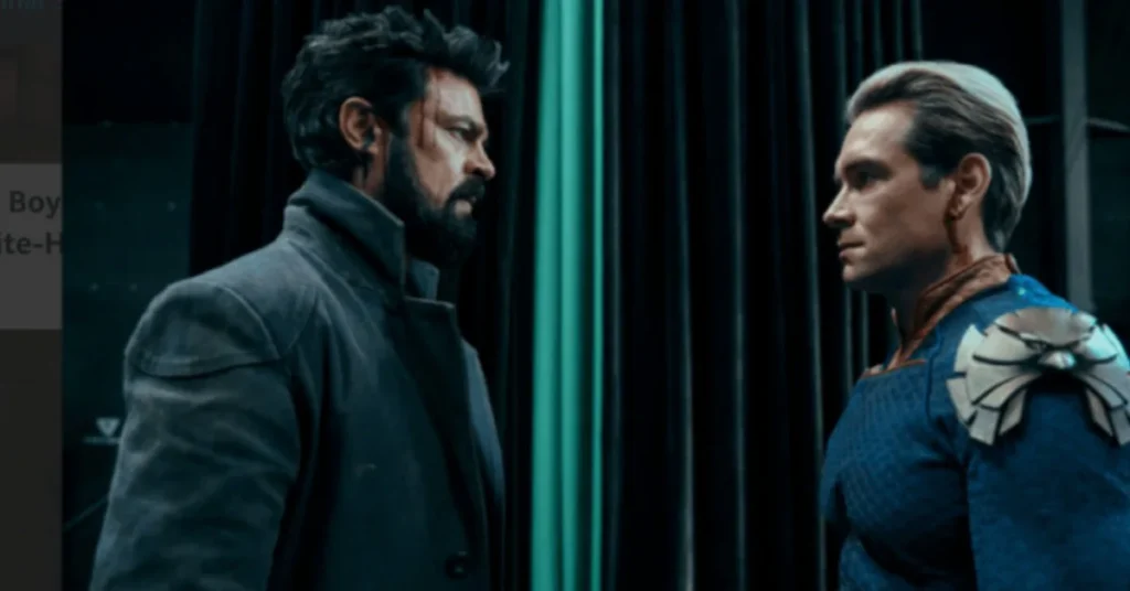 Karl Urban and Antony Starr in 'The Boys'